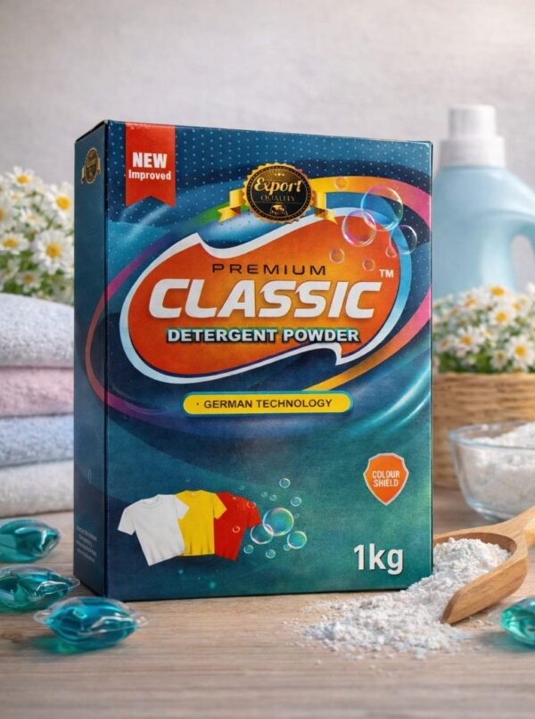 Premium Classic Detergent Powder – 1kg Value Pack
